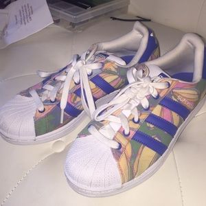 Superstar multi color adidas
